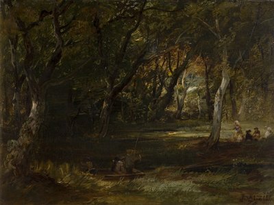 Figures in Woodland by James B. Dalziel